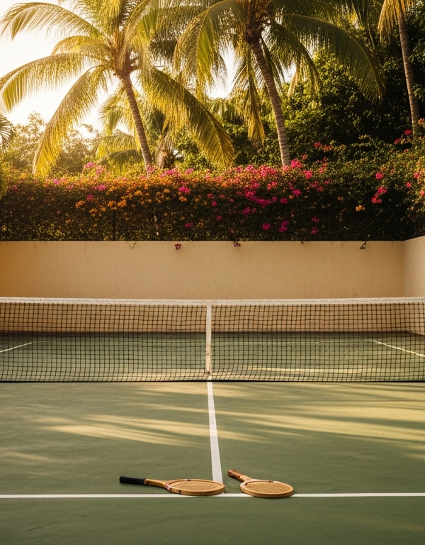 Historyczny kort do padla w Acapulco - poczatki sportu
