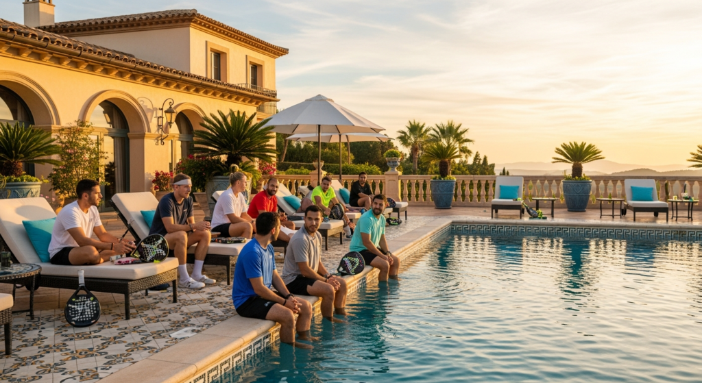 Relaks przy hotelu — nieodłączna część każdego padel campu